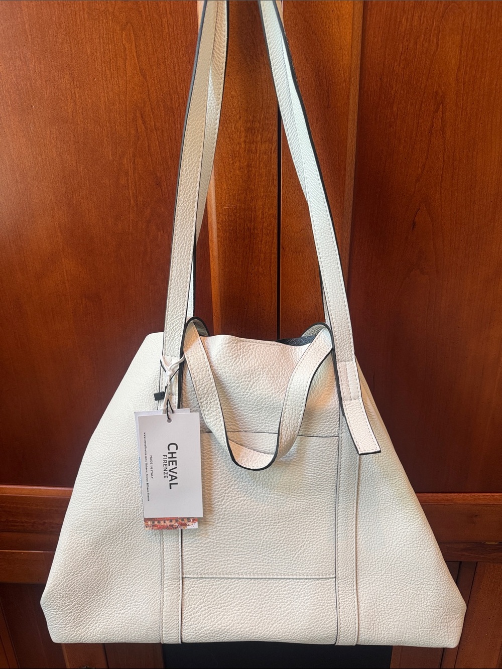 Cheval Italian Leather Tote